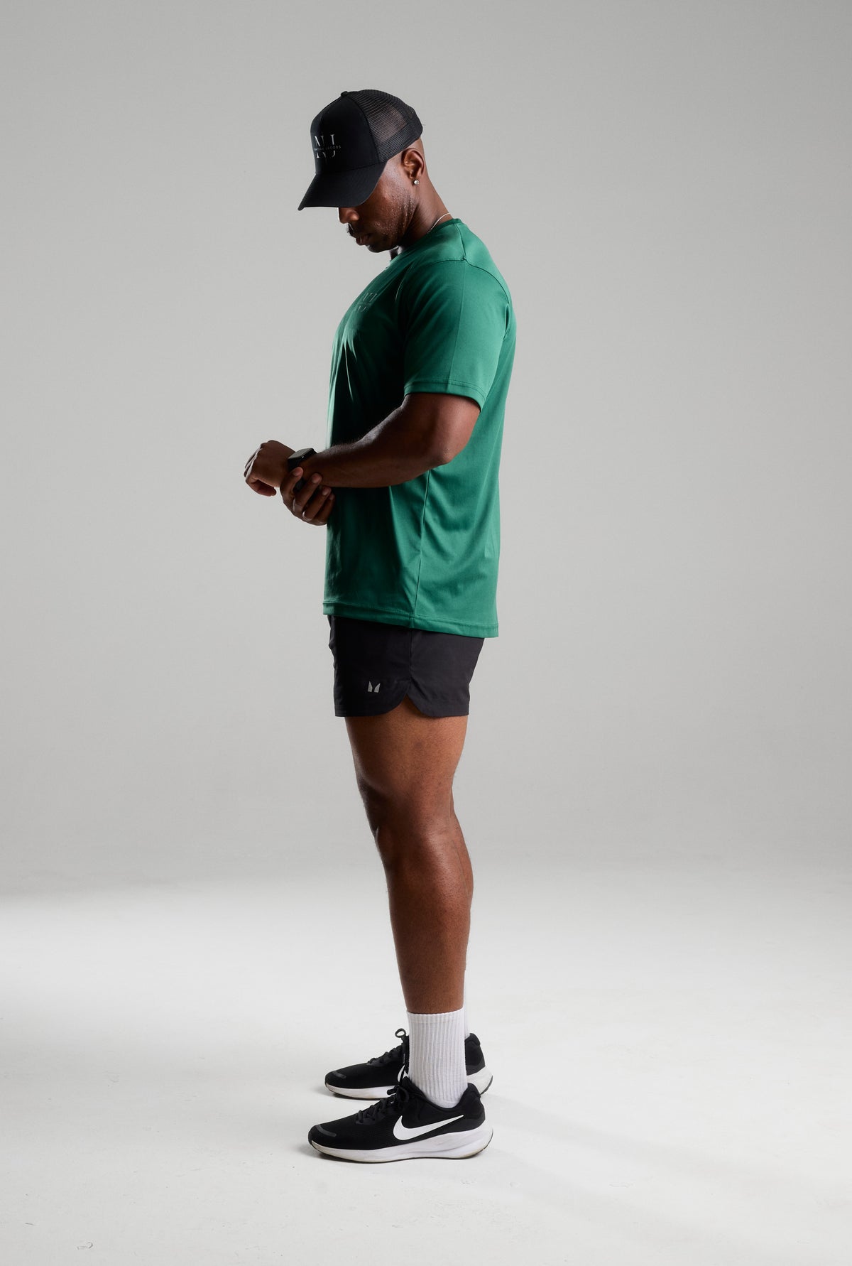 Unisex Bottle Green Performance T-Shirt