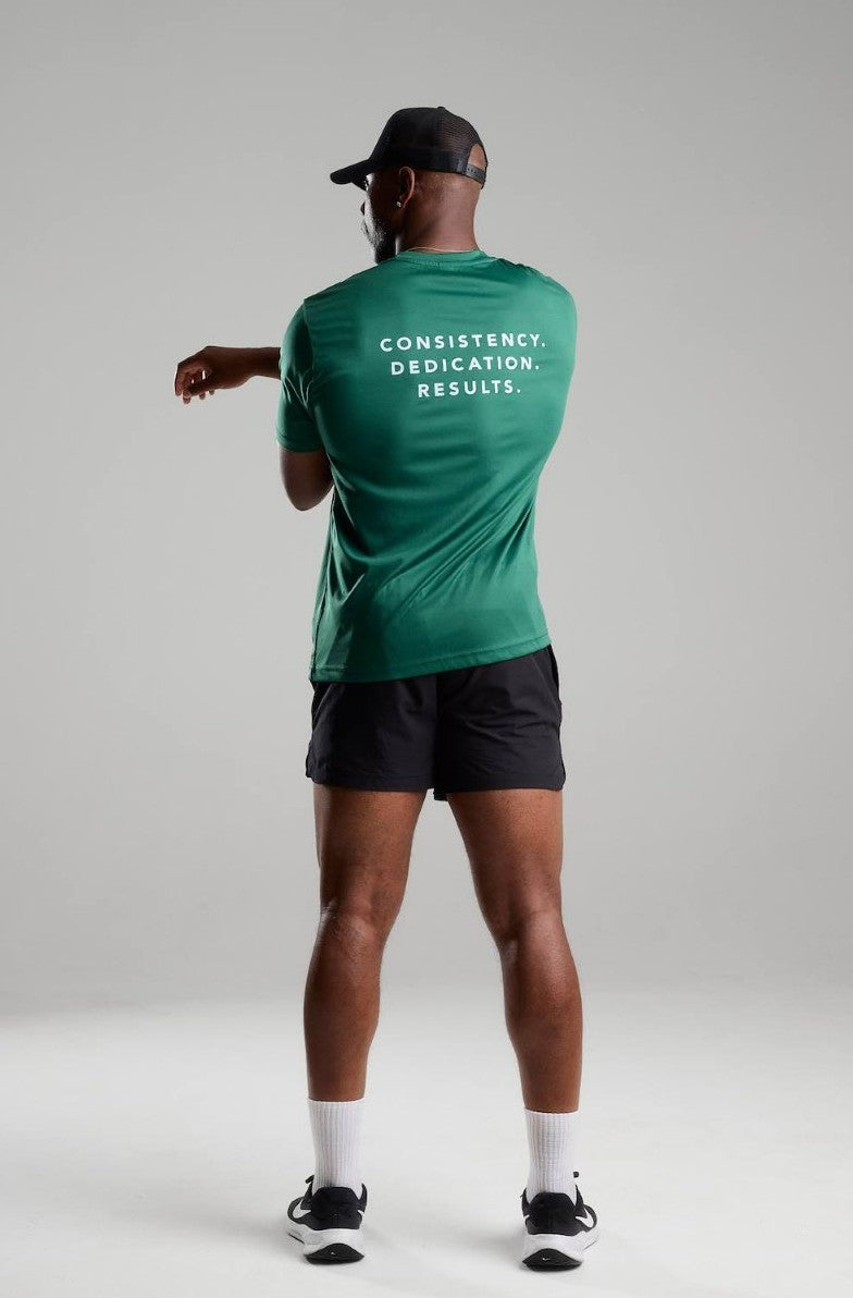 Unisex Bottle Green Performance T-Shirt
