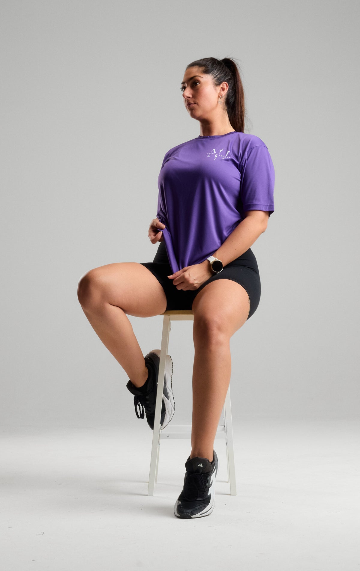 Unisex Purple Performance T-Shirt